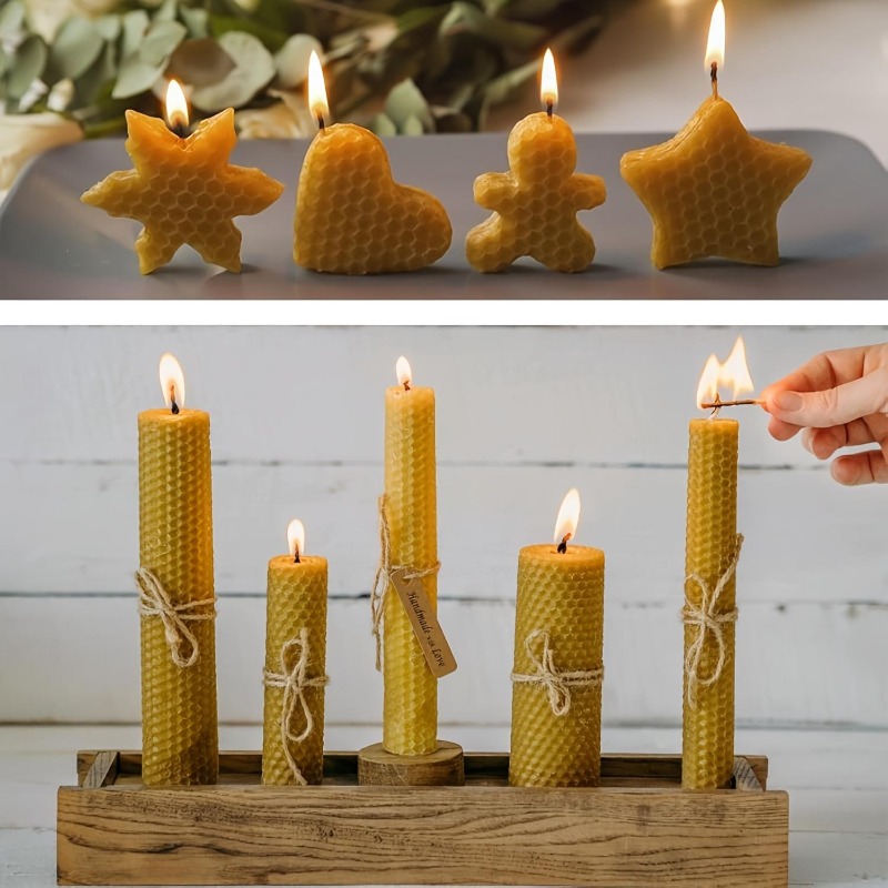 Бесконечное разнообразие дизай – обзор и цена Beeswax Taper Candle