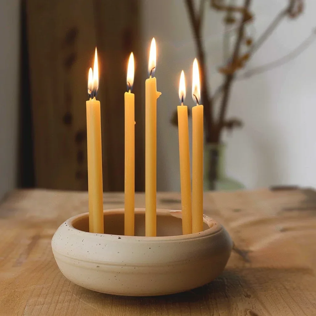 25 шт./1 упаковка, свечи для Х – обзор и цена Beeswax Taper Candle