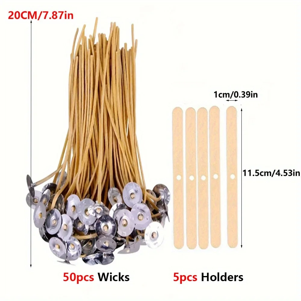 Фитиль для свечей, 50 шт., 8-д – обзор и цена Beeswax Taper Candle