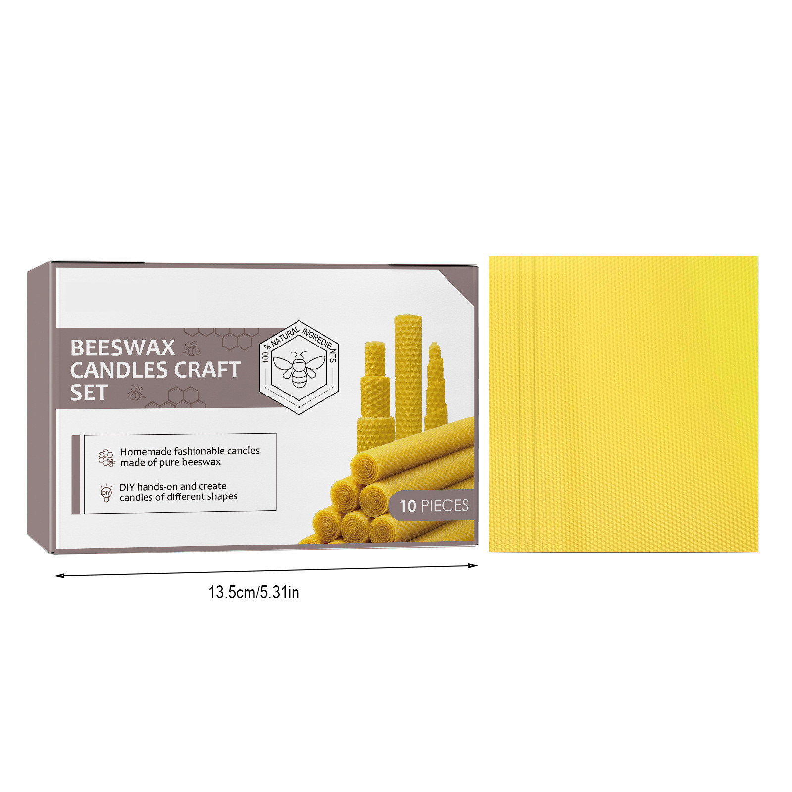 Восковые свечи из пчелиного во – обзор и цена Beeswax Taper Candle