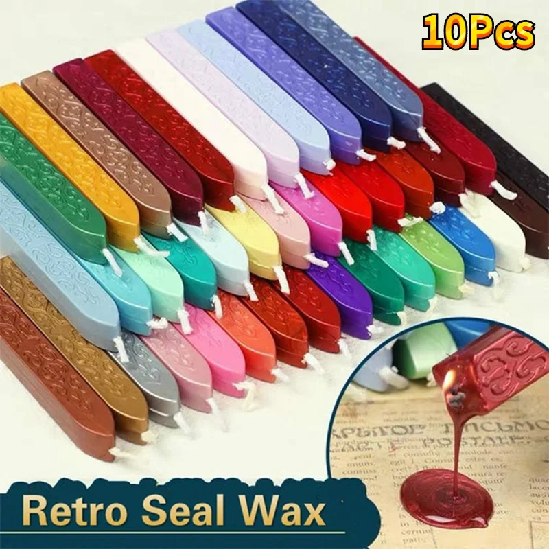 10 шт. палочки для уплотнения, – обзор и цена Beeswax Taper Candle
