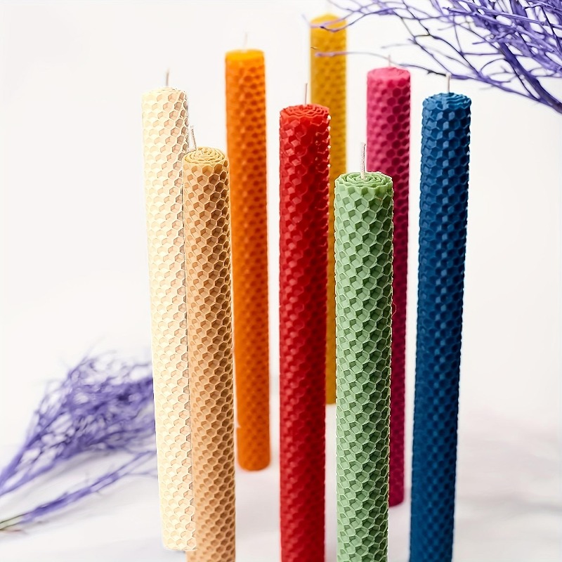 18/27 тонких свечей из пчелино – обзор и цена Beeswax Taper Candle