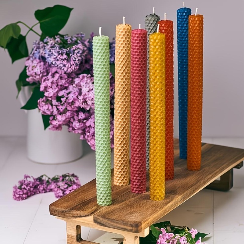 18/27 тонких свечей из пчелино – обзор и цена Beeswax Taper Candle