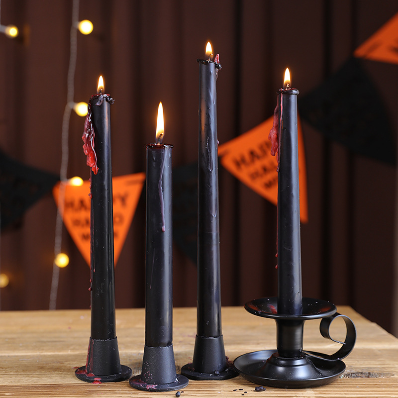Готические конические свечи с  – обзор и цена Beeswax Taper Candle