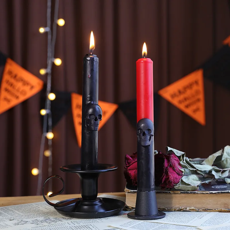 Готические конические свечи с  – обзор и цена Beeswax Taper Candle
